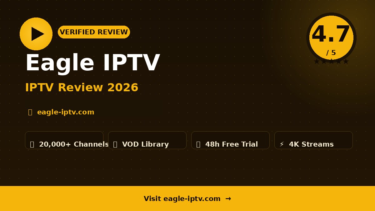 Eagle IPTV Review 2026