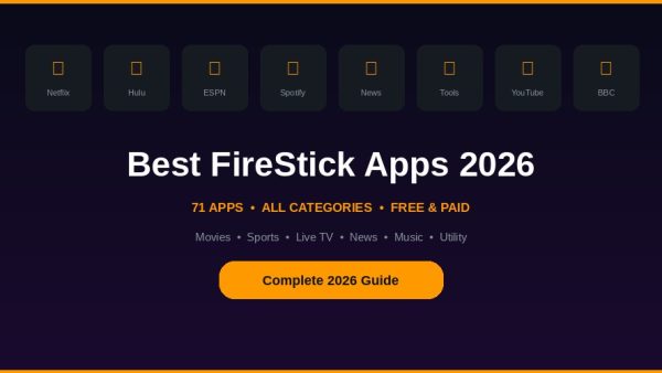 Best Music and Entertainment Apps for Amazon FireStick 2026