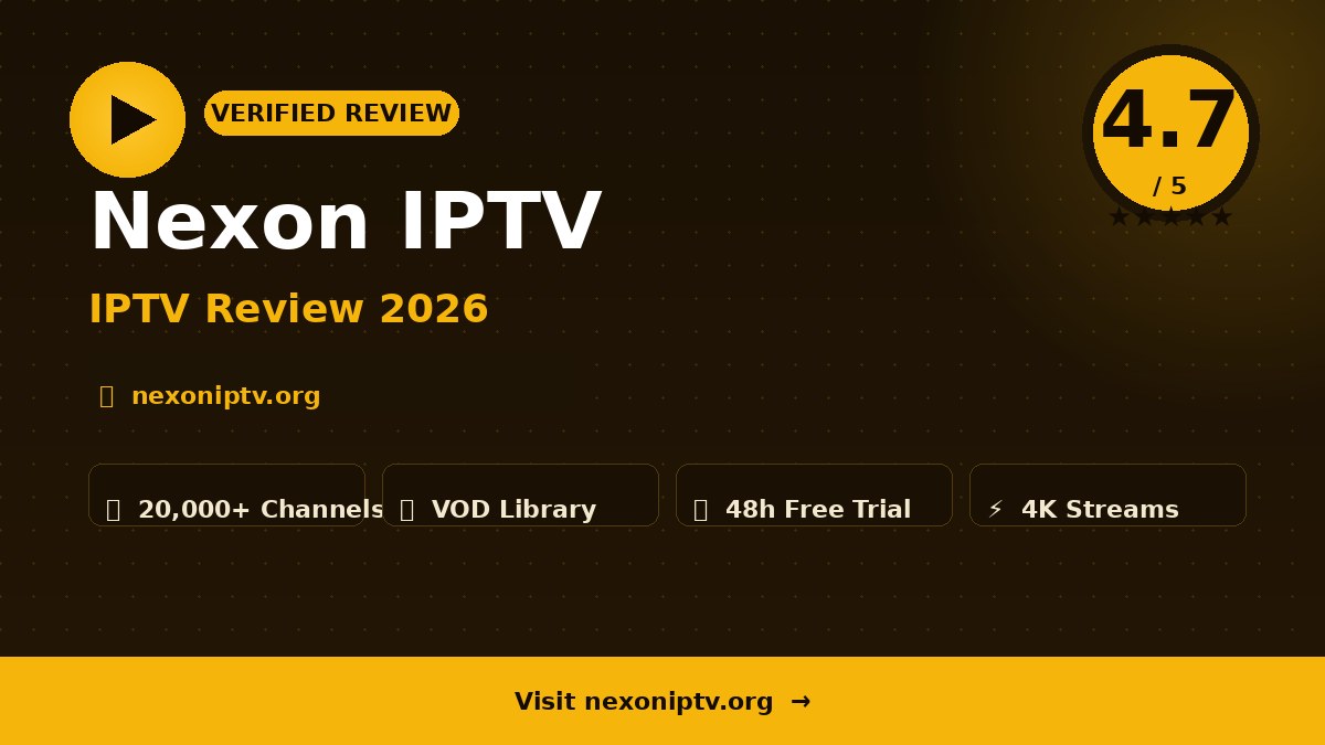 Nexon IPTV Review 2026