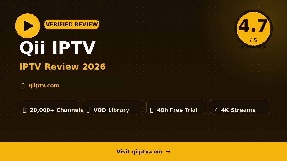 Qii IPTV Review 2026