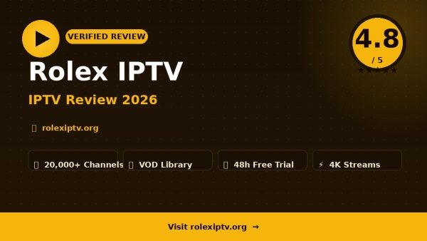 Rolex IPTV Review (2026): Is It Worth It?
