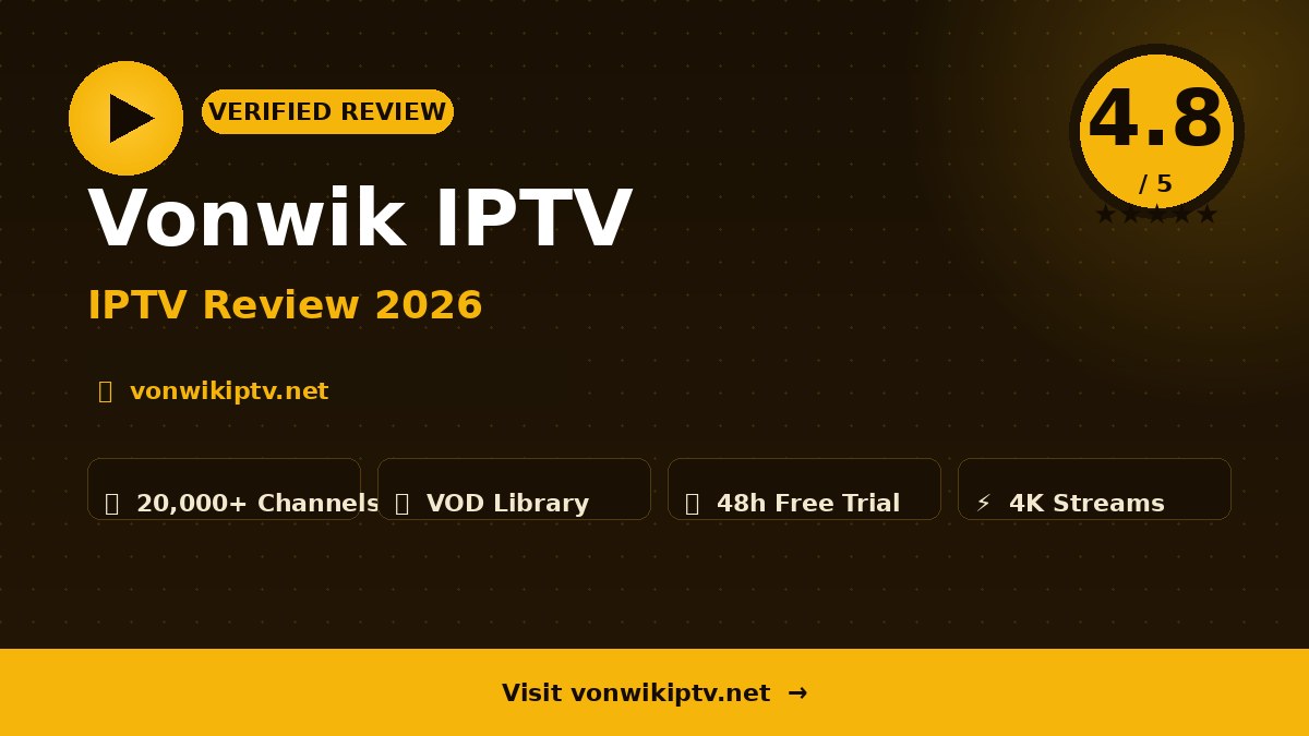 Vonwik IPTV Review 2026