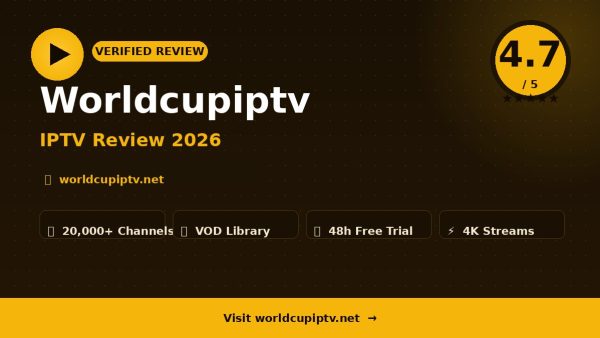 Worldcupiptv Review (2026): Is It Worth It?